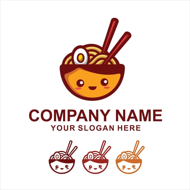 cute noodle logo 