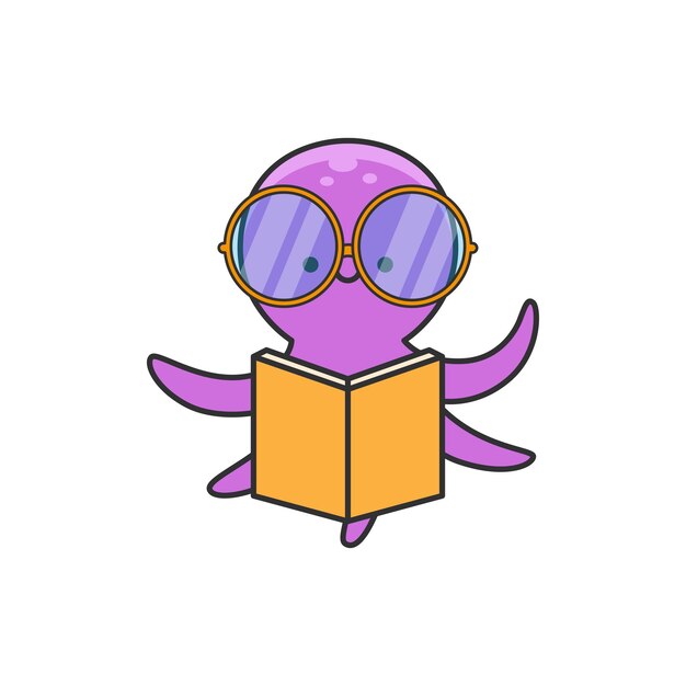 Vector cute octopus