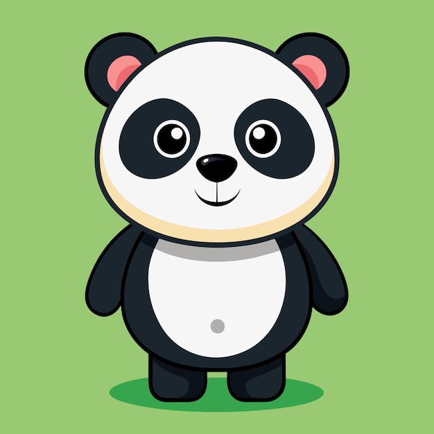 Cute panda Vector design