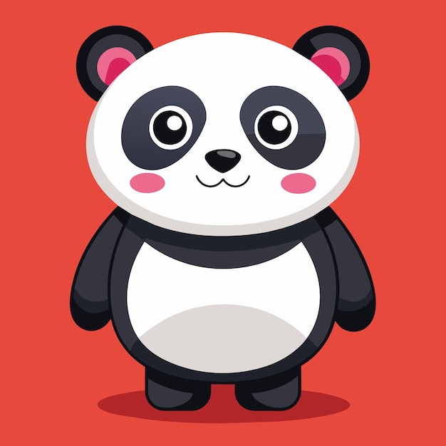 Cute panda Vector design