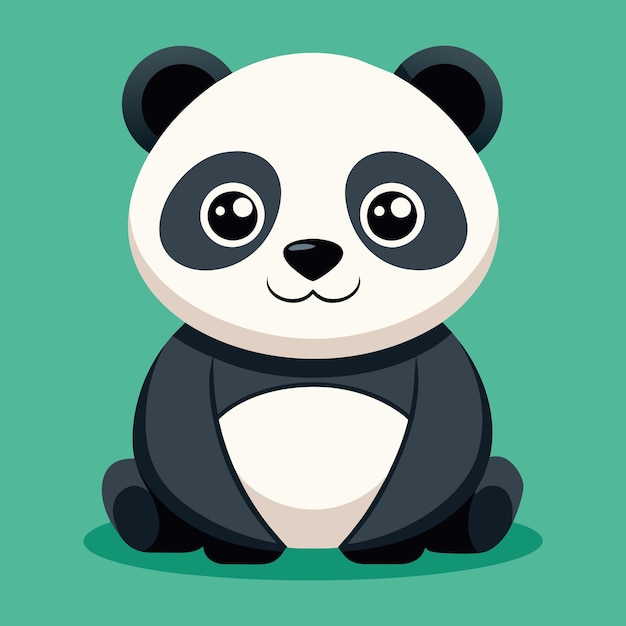 Cute panda Vector design