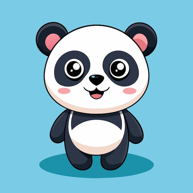 Cute panda Vector design