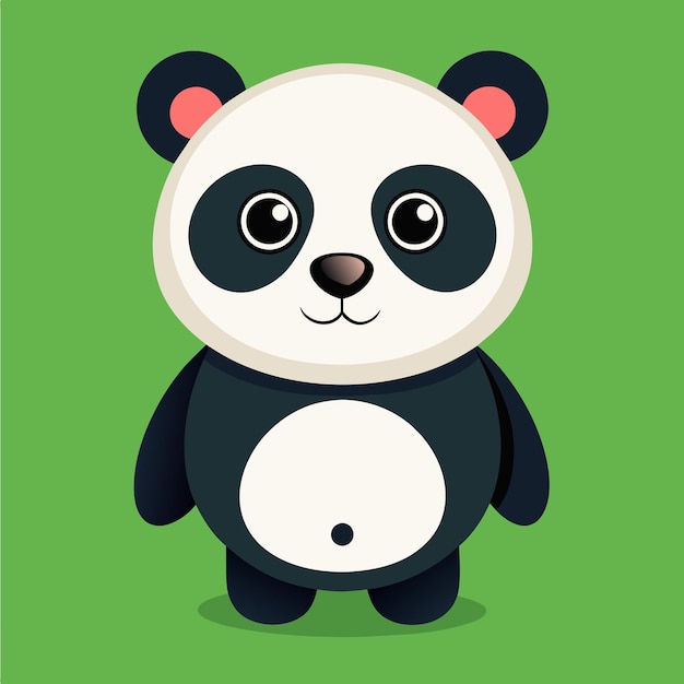 Cute panda Vector design