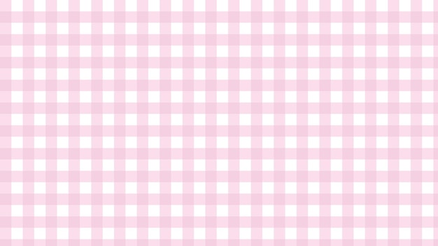 Cute pastel pink gingham tartan plaid checkered pattern background perfect for wallpaper backdrop