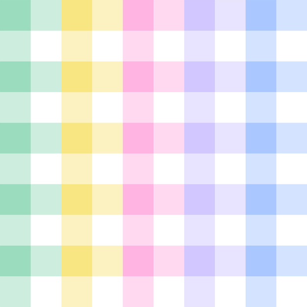 Cute Pastel Square Rainbow Abstract Element Gingham Checkered Tartan Plaid Scott Seamless Pattern