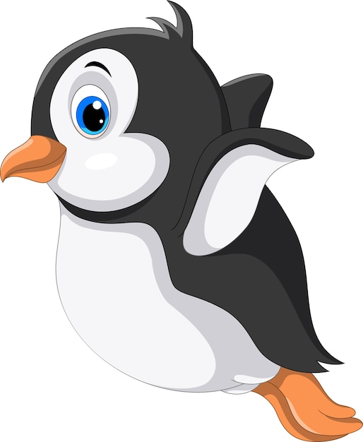 Cute penguin cartoon