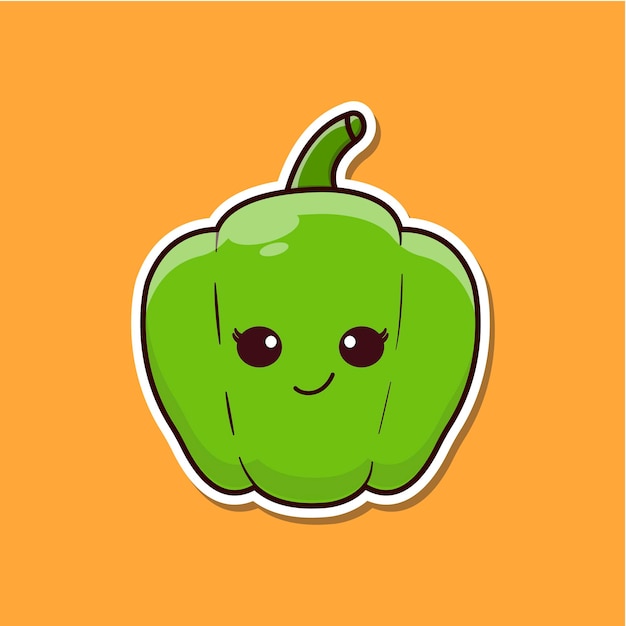 Cute Peppers Illustration