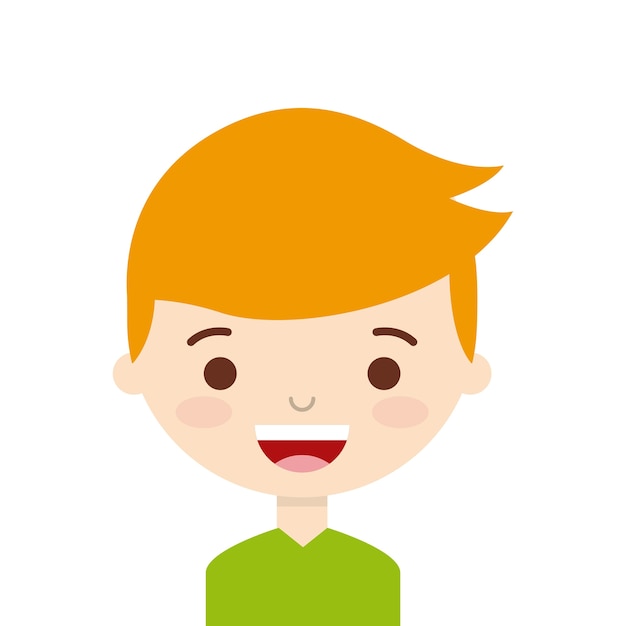 cute person design, vector illustration eps10 graphic 