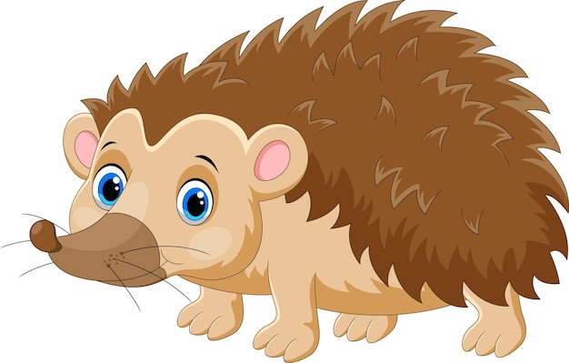 Cute porcupine cartoon