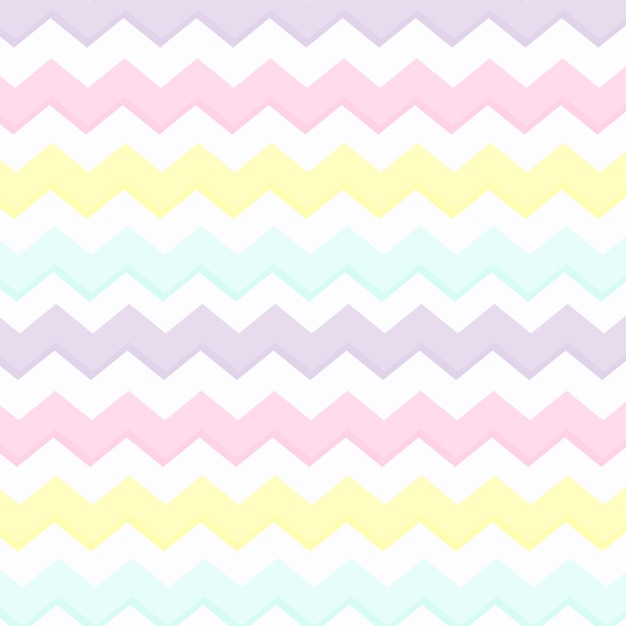 cute print for colorful chevron invitation background