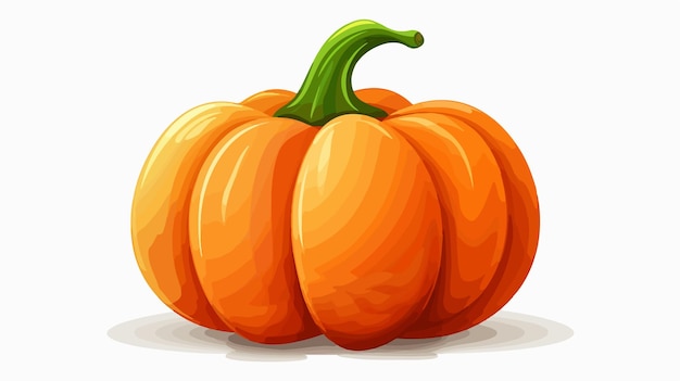 Vector cute pumpkin piece cartoon vector illustration