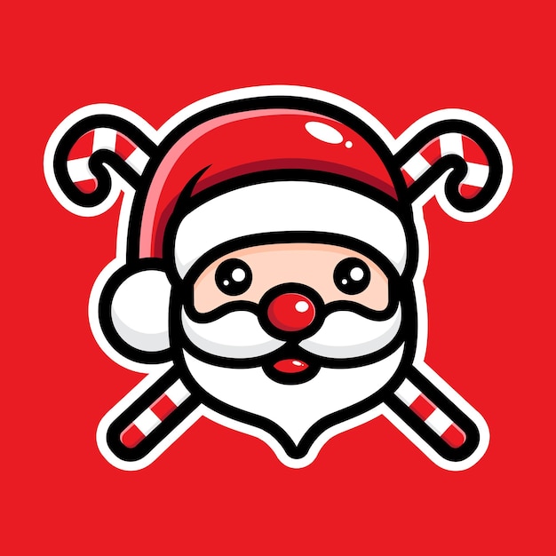 cute santa claus character design