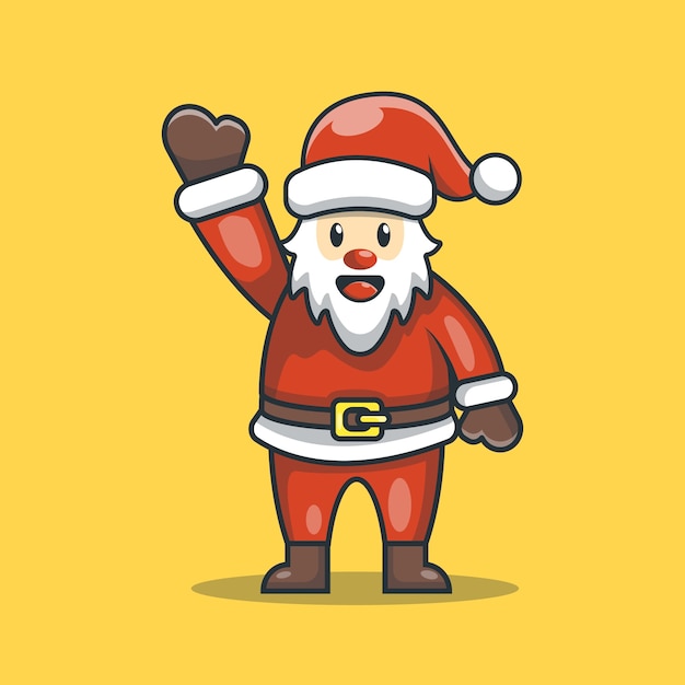 cute santa claus character