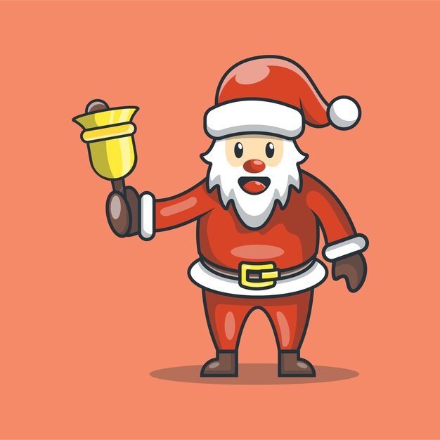 cute santa claus character