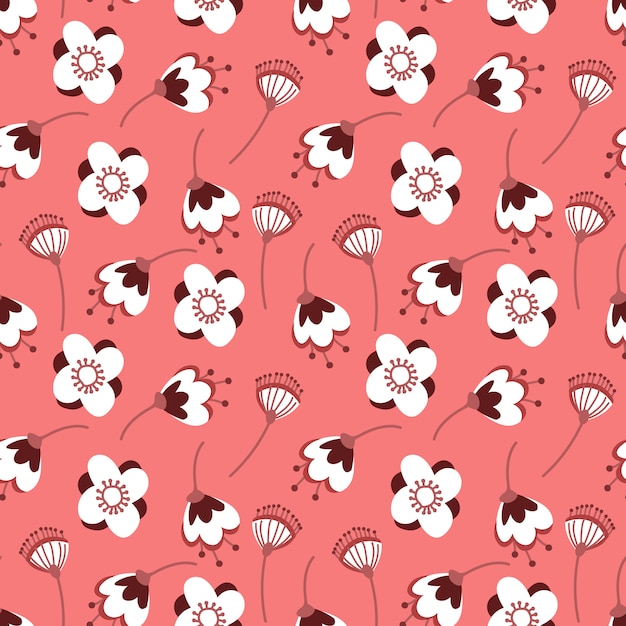 cute seamless floral pattern