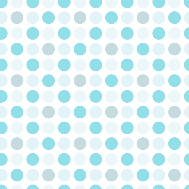 Cute seamless handdrawn patterns Stylish modern vector patterns with circles and dots of blue color Funny Infantile Repetitive Print