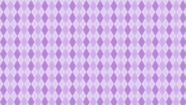 Cute small pastel purple argyle tartan checkers gingham plaid checkerboard backdrop illustration perfect for banner wallpaper backdrop postcard background