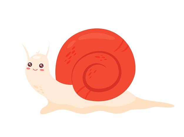 Cute snail insect