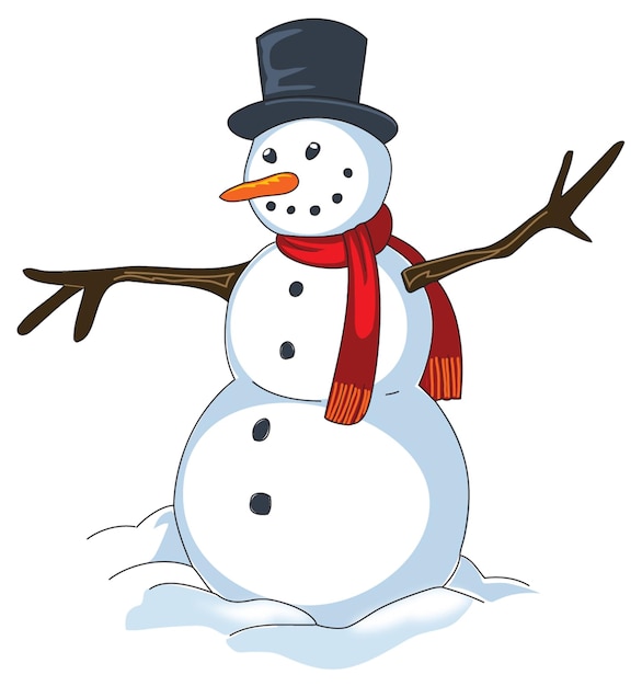 A cute snowman