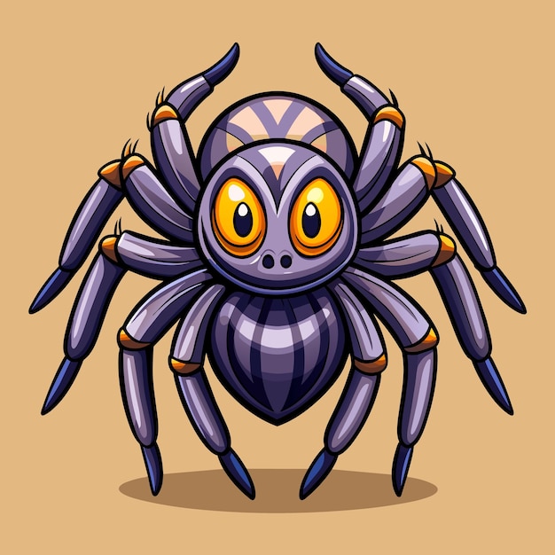 Vector cute spider vector for kids art projects