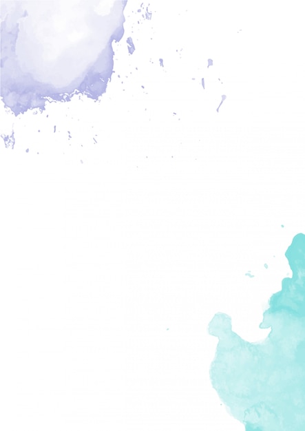 Cute Splash Abstract Background Watercolor