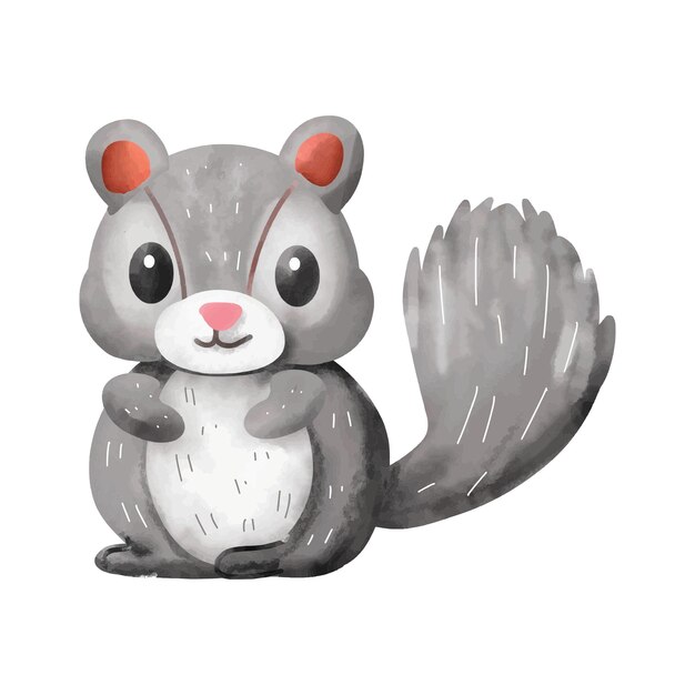 Cute squirrel cartoon