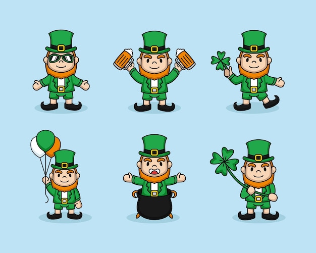 Cute St. Patrick's Day mascot design