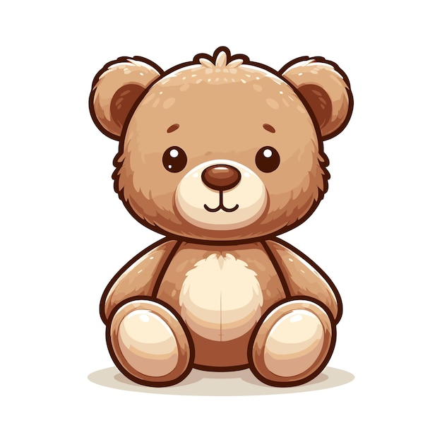 Cute Tedy Bear Vector Illustration