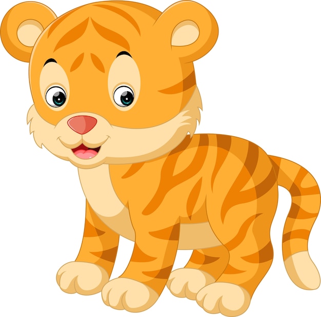 Cute tiger cartoon