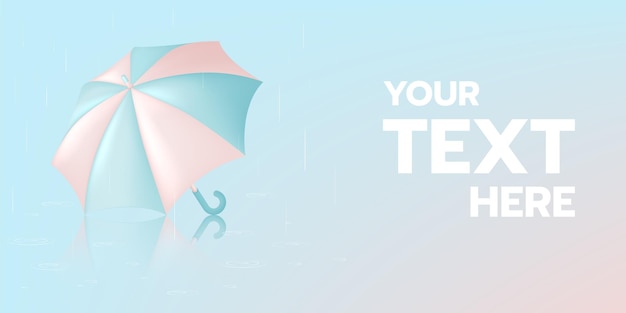 Cute umbrella for monsoon season