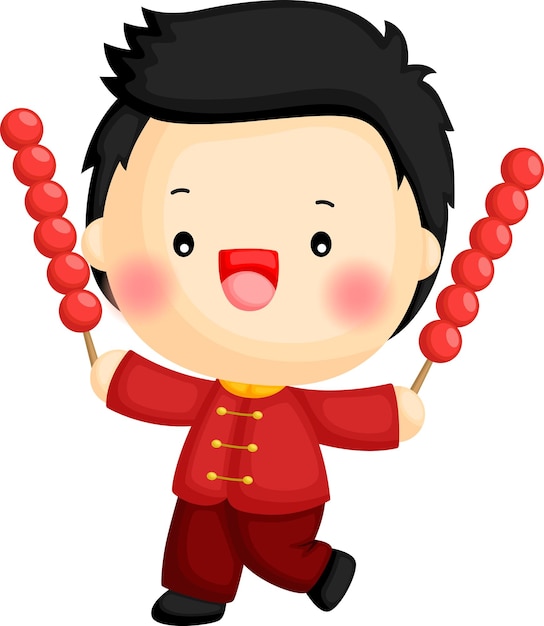 a cute vector of chinese new year theme