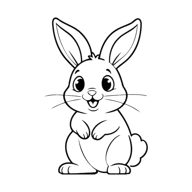 Cute vector hand drawn kawaii coloring book illustration