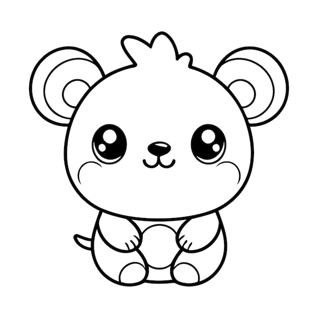 Cute vector Illustration for Kids Story Books and Coloring Books