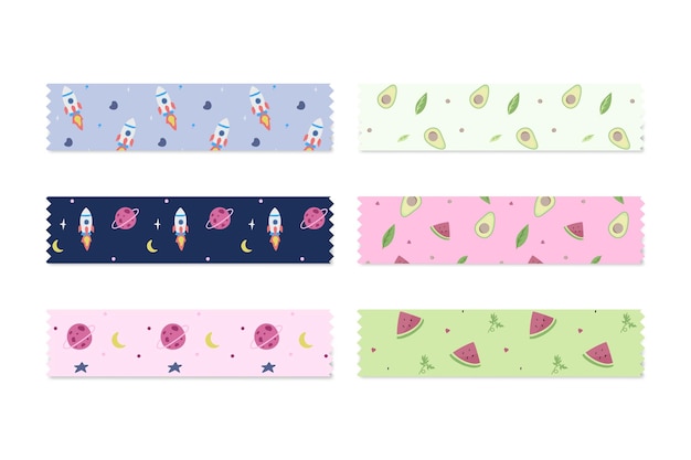 cute washi tape collection