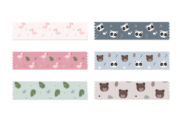 cute washi tape collection