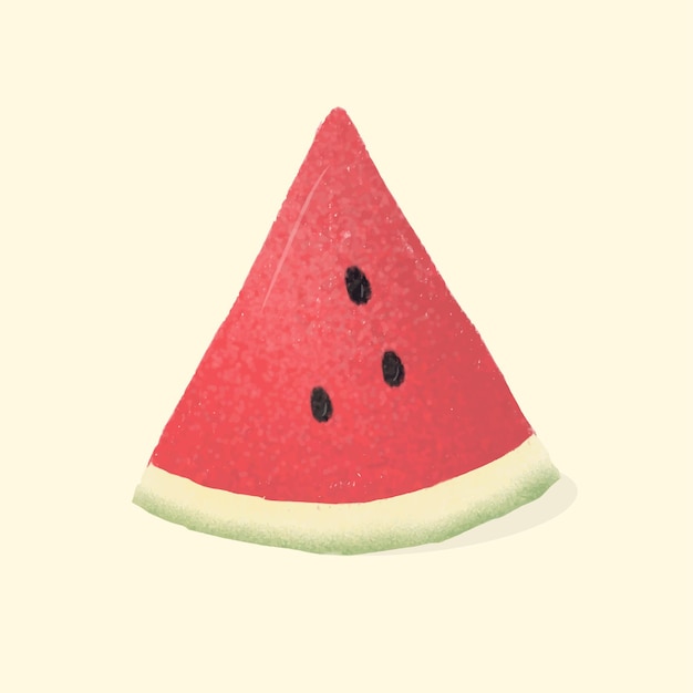 cute watermelon watercolor