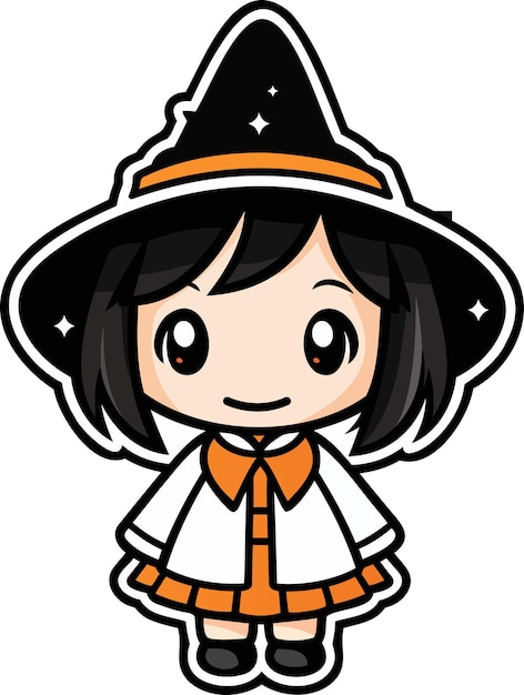 Cute witch Cartoon