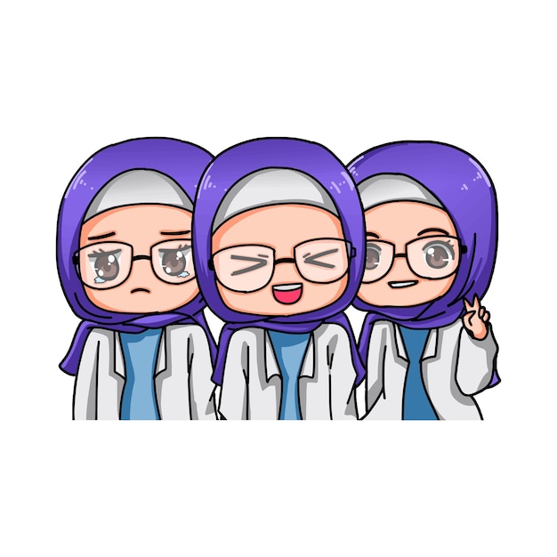 Cute Women Wearing Hijab