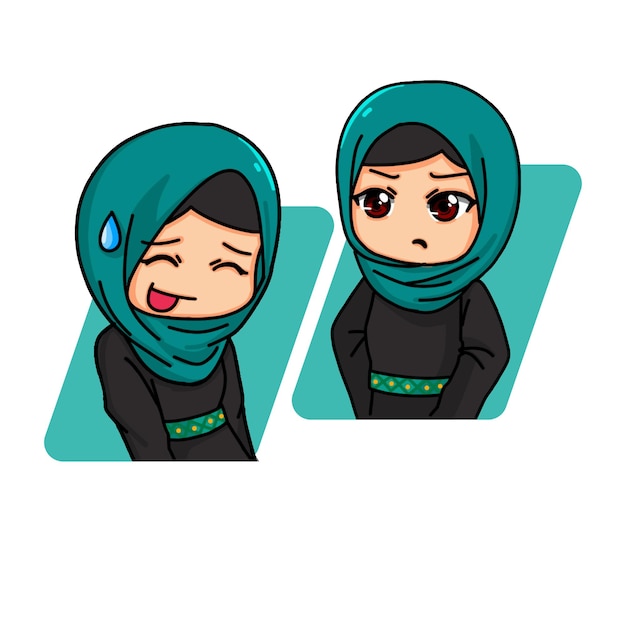 Cute Women Wearing Hijab