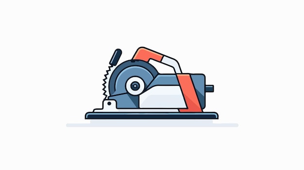 Cutter Saw Color Construction Icon