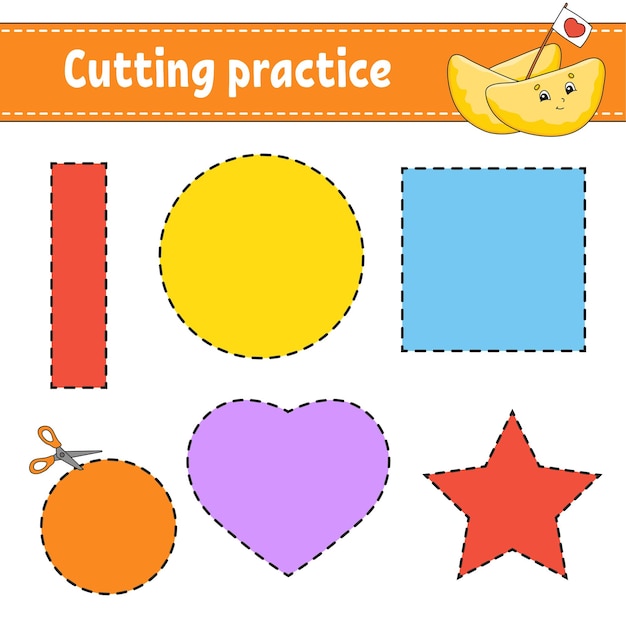 Cutting practice for kids