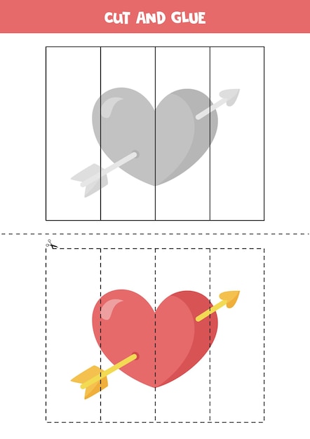 Cutting practice for preschoolers Educational worksheet