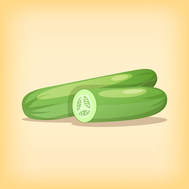 Cuucmber vegetable illustration