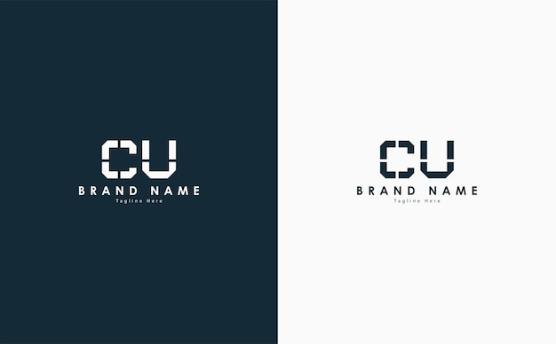 CV Letters vector logo design