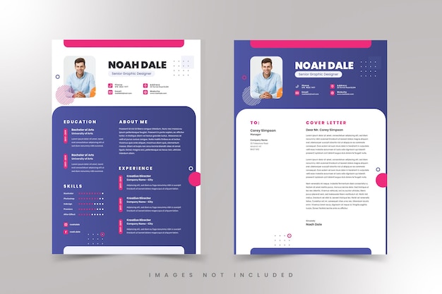 cv template curriculum vitae premium vector