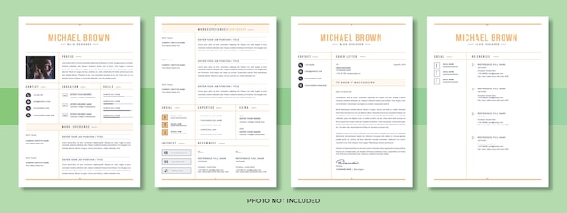 CV Template Design