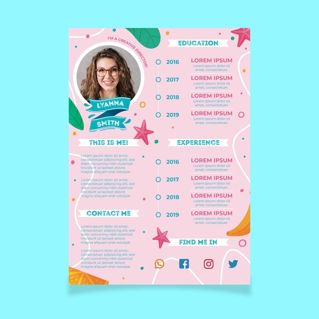 Cv template