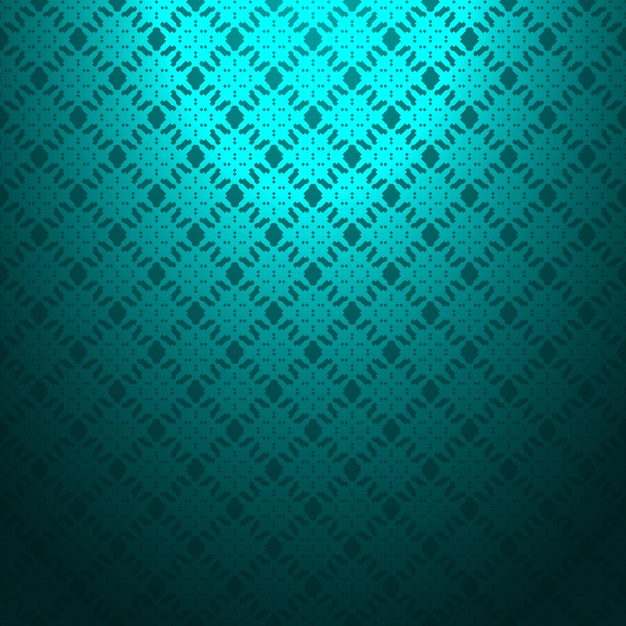 Cyan geometric seamless pattern