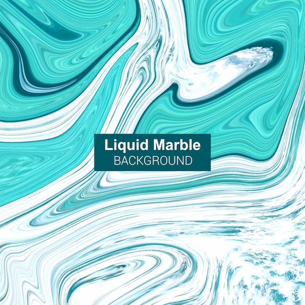 Cyan liquid marble background