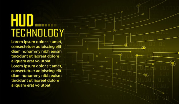 cyber circuit future technology concept background Closed Padlock on digital background